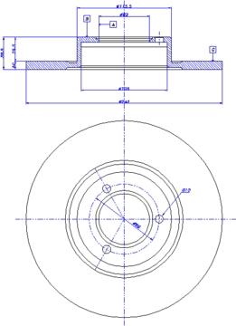 Lemförder 18221 - Тормозной диск avtokuzovplus.com.ua