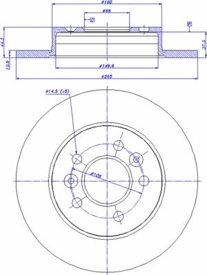 CAR 142.562 - Тормозной диск avtokuzovplus.com.ua