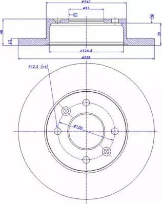 CAR 142.571 - Тормозной диск avtokuzovplus.com.ua