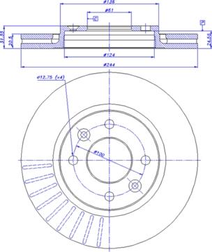 CAR 142.574 - Тормозной диск avtokuzovplus.com.ua