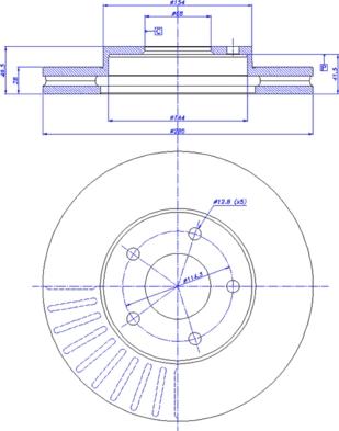 CAR 142.601 - Гальмівний диск autocars.com.ua