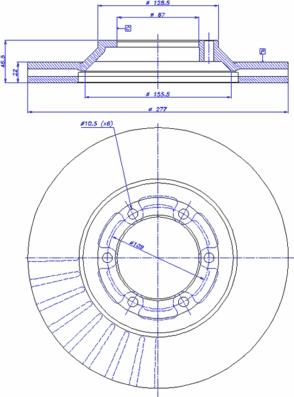 DON MDC929 - Тормозной диск avtokuzovplus.com.ua