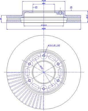 CAR 142.682 - Гальмівний диск autocars.com.ua