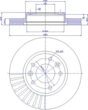 CAR 142.690 - Тормозной диск avtokuzovplus.com.ua