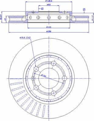 CAR 142.726 - Тормозной диск autodnr.net