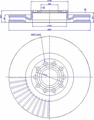 CAR 142.753 - Тормозной диск avtokuzovplus.com.ua