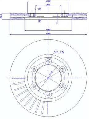 CAR 142.822 - Гальмівний диск autocars.com.ua