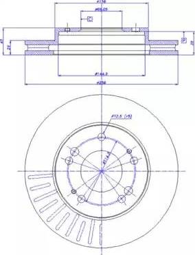 CAR 142.835 - Тормозной диск autodnr.net