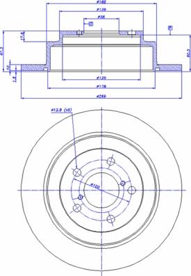 CAR 142.858 - Тормозной диск autodnr.net