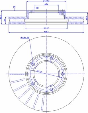 CAR 142.935 - Тормозной диск avtokuzovplus.com.ua