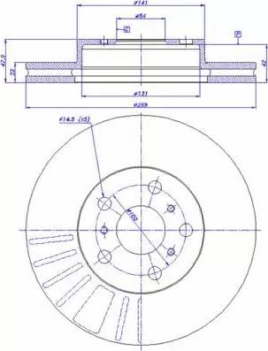 CAR 142.974 - Гальмівний диск autocars.com.ua