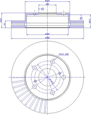 CAR 142.983 - Гальмівний диск autocars.com.ua