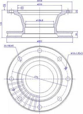 CAR 150.081 - Тормозной диск autodnr.net