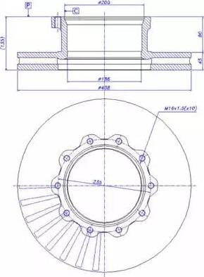 CAR 150.220 - Тормозной диск avtokuzovplus.com.ua