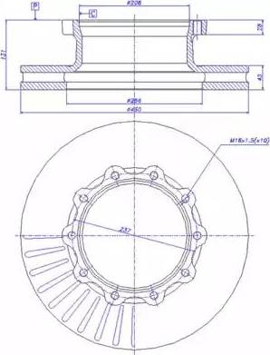 CAR 150.480 - Тормозной диск avtokuzovplus.com.ua