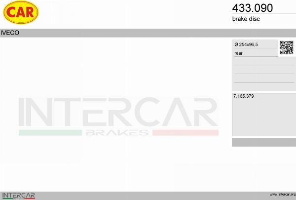 CAR 433.090 - Гальмівний барабан autocars.com.ua