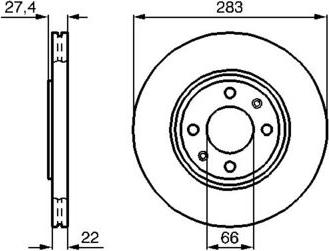 Triscan 8120 38113C - Гальмівний диск autocars.com.ua