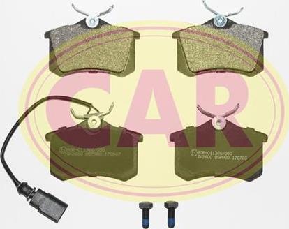 CAR PNT089 - Тормозные колодки, дисковые, комплект autodnr.net