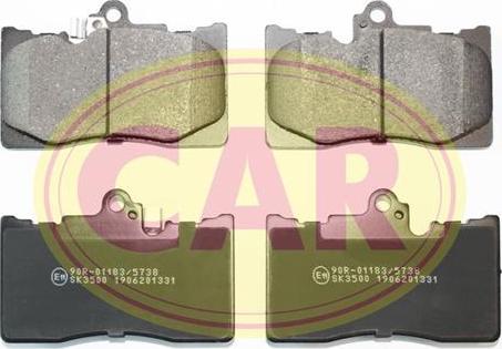 CAR PNT1331 - Гальмівні колодки, дискові гальма autocars.com.ua