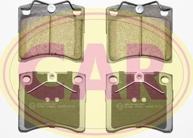 CAR PNT136 - Тормозные колодки, дисковые, комплект autodnr.net