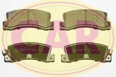 CAR PNT160 - Гальмівні колодки, дискові гальма autocars.com.ua
