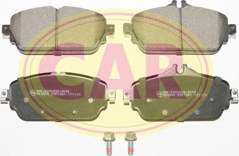 CAR PNT1891 - Гальмівні колодки, дискові гальма autocars.com.ua