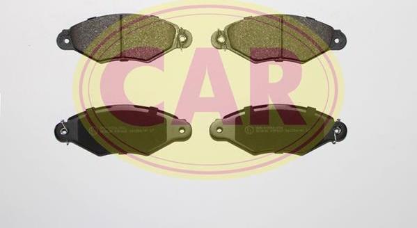 CAR PNT266 - Гальмівні колодки, дискові гальма autocars.com.ua