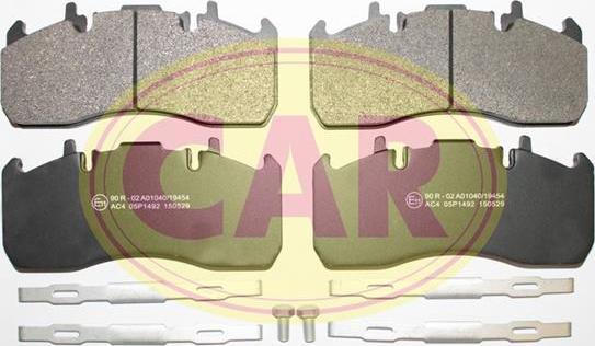 CAR PNT2941 - Тормозные колодки, дисковые, комплект autodnr.net