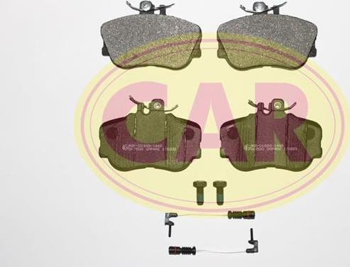 CAR PNT294A - Тормозные колодки, дисковые, комплект avtokuzovplus.com.ua