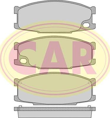 CAR PNT298 - Гальмівні колодки, дискові гальма autocars.com.ua