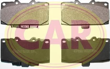 CAR PNT3541 - Тормозные колодки, дисковые, комплект avtokuzovplus.com.ua