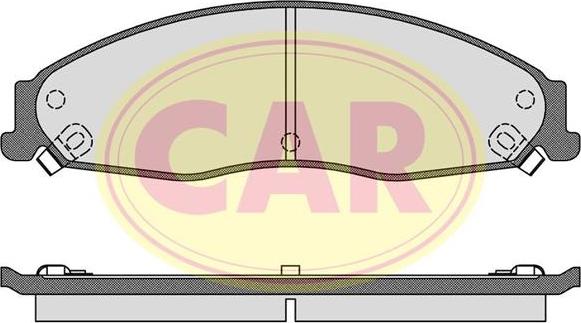 CAR PNT4071 - Гальмівні колодки, дискові гальма autocars.com.ua