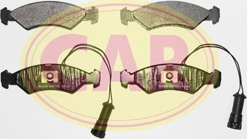 CAR PNT437 - Гальмівні колодки, дискові гальма autocars.com.ua