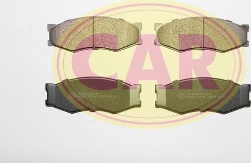 CAR PNT462 - Гальмівні колодки, дискові гальма autocars.com.ua