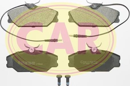 CAR PNT544 - Гальмівні колодки, дискові гальма autocars.com.ua