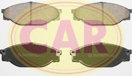 CAR PNT729 - Гальмівні колодки, дискові гальма autocars.com.ua