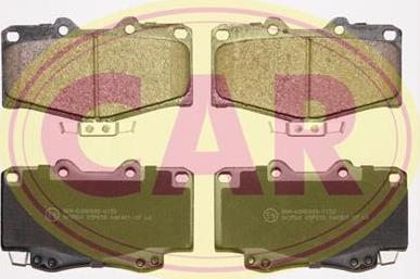 CAR PNT850 - Гальмівні колодки, дискові гальма autocars.com.ua