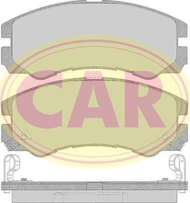 CAR PNT856 - Гальмівні колодки, дискові гальма autocars.com.ua