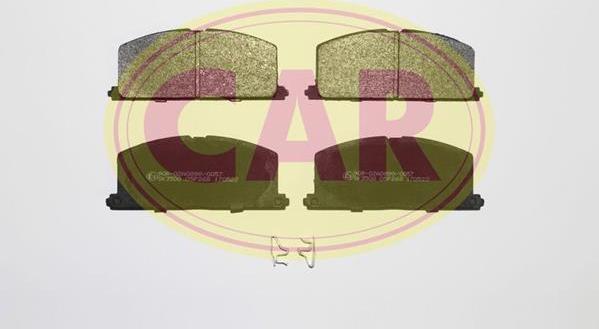 CAR PNT862 - Тормозные колодки, дисковые, комплект autodnr.net