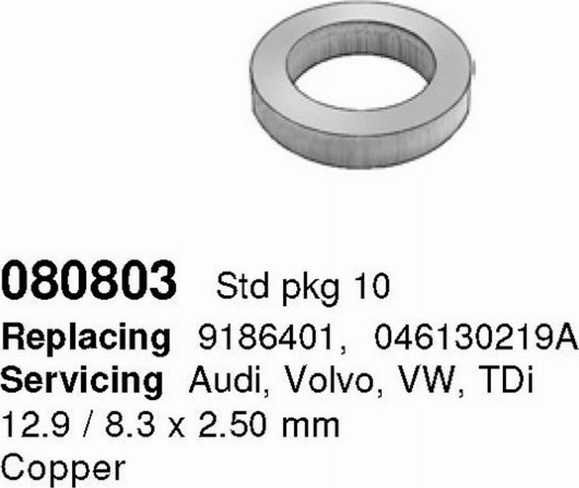 Cargo 080803 - Уплотнительное кольцо, шахта форсунки autodnr.net