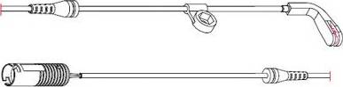 Carrab Brake Parts 8202 - Сигналізатор, знос гальмівних колодок autocars.com.ua