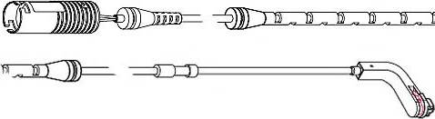 Carrab Brake Parts 8224 - Сигналізатор, знос гальмівних колодок autocars.com.ua