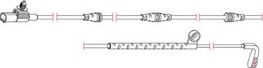 Carrab Brake Parts 8260 - Сигналізатор, знос гальмівних колодок autocars.com.ua