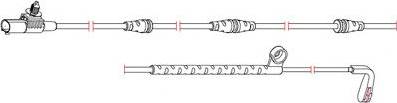 Carrab Brake Parts 8278 - Сигналізатор, знос гальмівних колодок autocars.com.ua