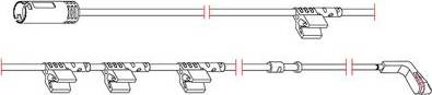 Carrab Brake Parts 8267 - Сигналізатор, знос гальмівних колодок autocars.com.ua