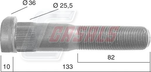 Casals 21528 - Болт крепления колеса autodnr.net