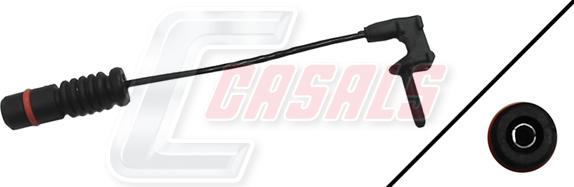 Casals 50032 - Сигнализатор, износ тормозных колодок autodnr.net