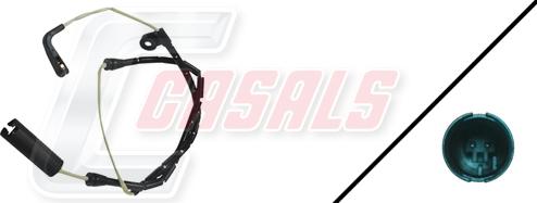 Casals 50073 - Сигналізатор, знос гальмівних колодок autocars.com.ua