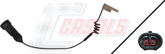 Casals 50083A - Сигнализатор, износ тормозных колодок autodnr.net