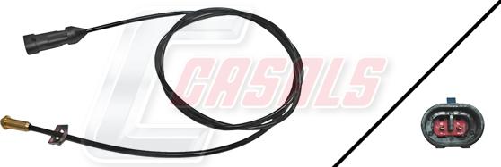 Casals 50145 - Сигнализатор, износ тормозных колодок autodnr.net